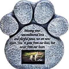 Pawprints Remembered Paw Print Pet Memorial Stone