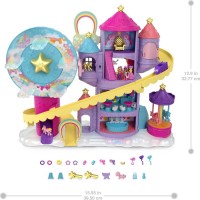Polly Pocket Rainbow Funland Theme Park Playset