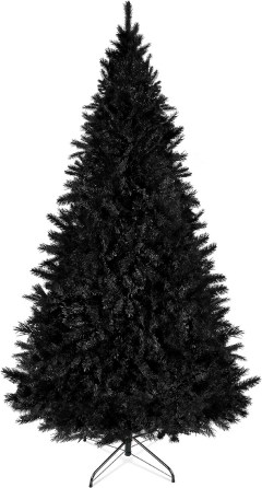 Prextex Black Christmas Tree