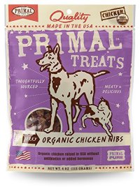 Primal Organic Chicken Nibs Jerky Dog & Cat Treats