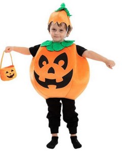 Spooktacular Creations Pumpkin Costume with Pumpkin Basket and Hat