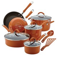 Rachael Ray Cucina Hard Porcelain Enamel Nonstick Cookware Set