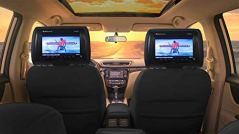 Rockville Car Headrest Monitors with DVD Players