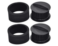 Leadaybetter 2 Replacement Filter for Bissell Power Force & Helix Turbo Inner and Outer Filter Set