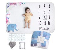 James & Vivi Baby Milestone Blanket - Unisex