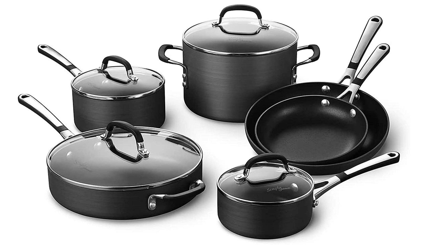 Calphalon Simply Pots and Pans Set, 10 Piece