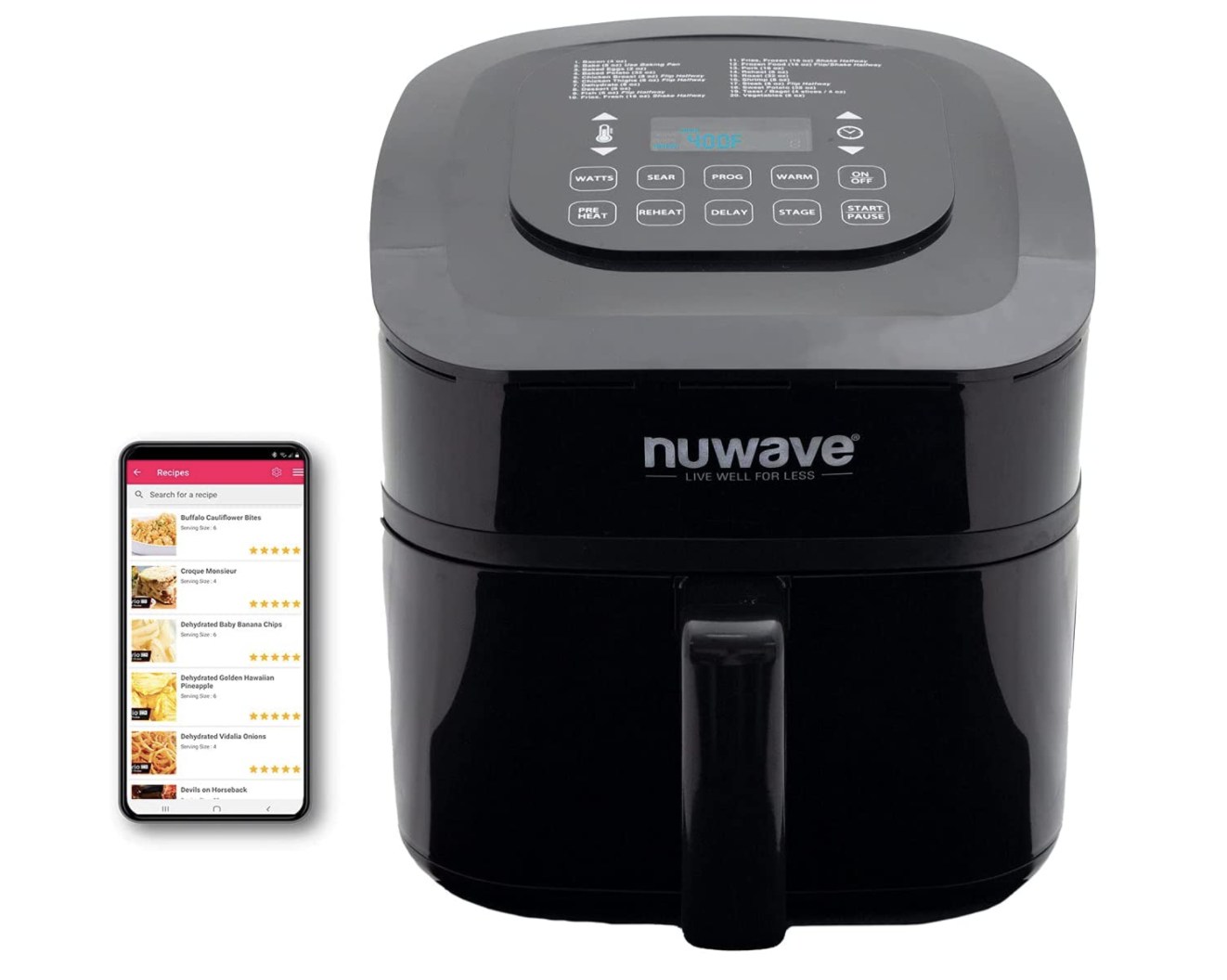 NuWave Brio Digital Air Fryer 7.25-Quart
