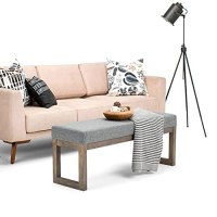 Simpli Home Millton Ottoman Bench