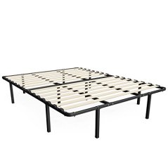 Zinus MyEuro SmartBase Wooden Slat Steel Platform Bed Frame