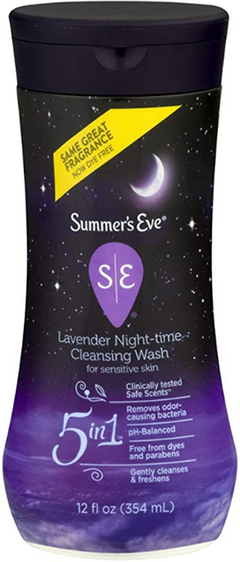 Summer's Eve Lavender Nighttime Cleansing Wash