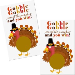 Paper Clever Party Turkey Scratch Off Cards