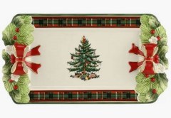 Spode Christmas Tree Figural Tray