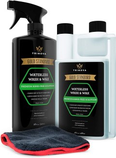 TriNova Waterless Car Wash and Wax Kit