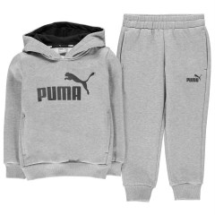 PUMA Boys' Pullover Hoodie and Jogger Set