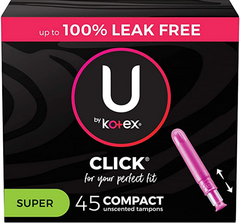 U by Kotex Click Compact Tampons