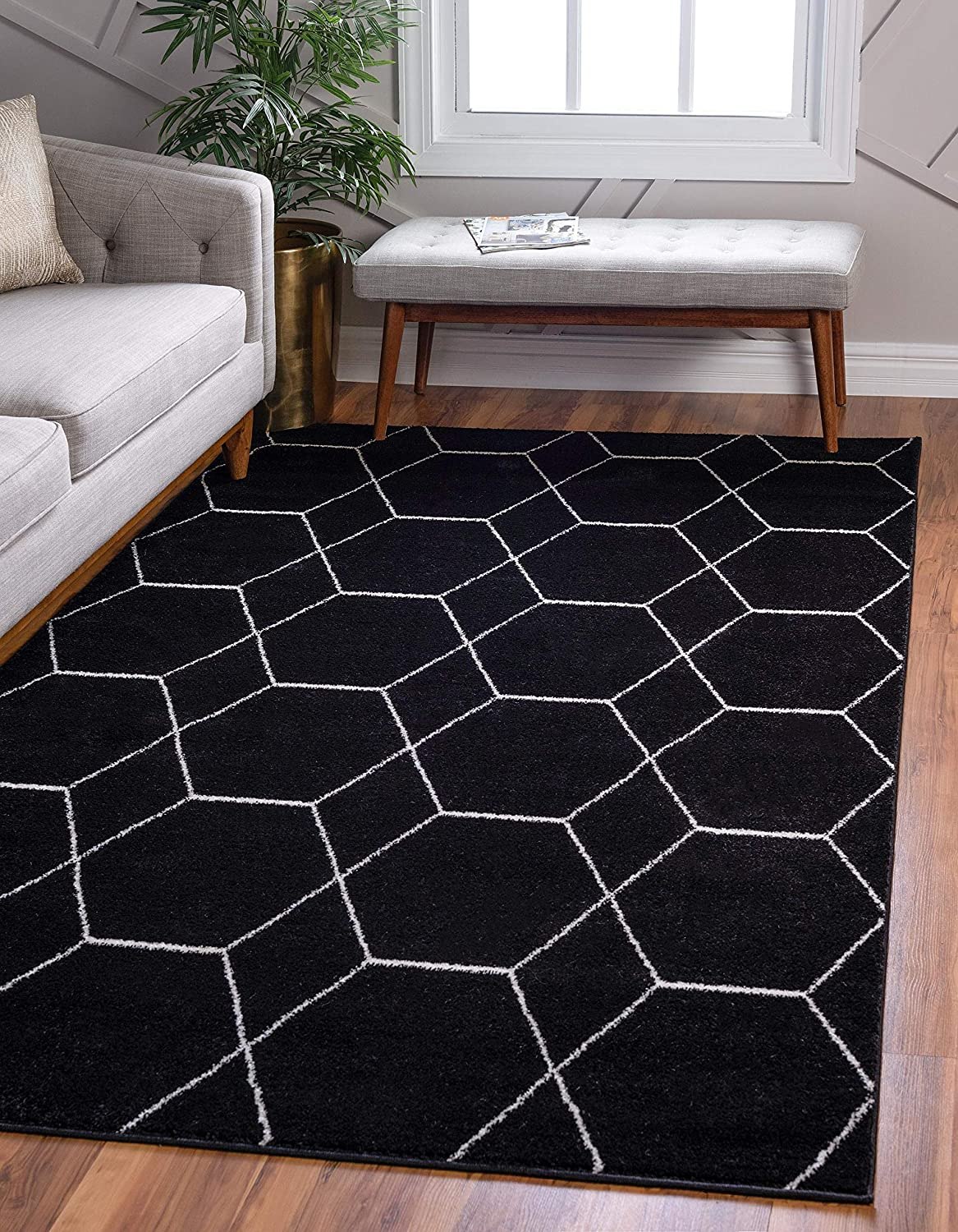 Unique Loom Trellis Frieze Collection Area Rug