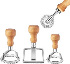 WEHE Ravioli Stamp Set with Roller Wheel