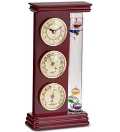 Wind & Weather Galileo Weather Station with Clock, Barometer and Thermometer