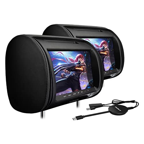 XTRONS Twin Car Headrest DVD Player System