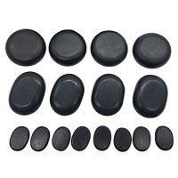 Zabrina 16 Piece Professional Massage Hot Stone Set Basalt Hot Rocks Stones