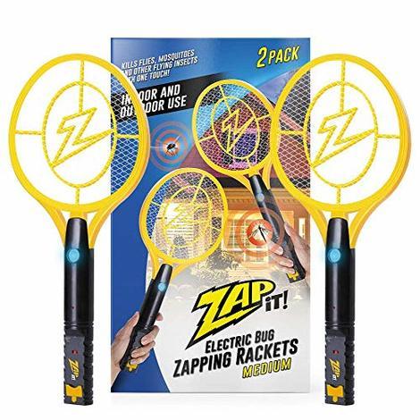 rechargeable bug zapper racket